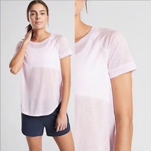 NWT Athleta Vapor Short Sleeve Tee Lilac szSM